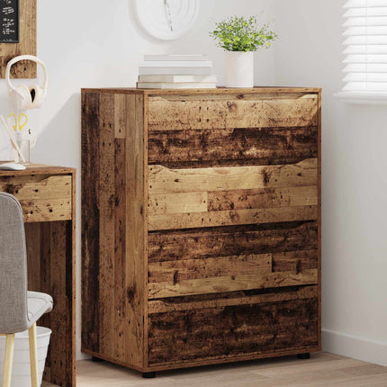 Opbevaringsskabe 80 x 48 x 105 cm Konstrueret træ Gammelt træ