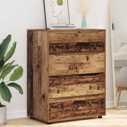 Opbevaringsskabe 80 x 48 x 105 cm Konstrueret træ Gammelt træ