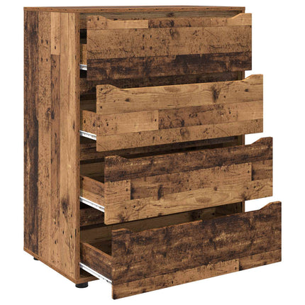 Opbevaringsskabe 80 x 48 x 105 cm Konstrueret træ Gammelt træ