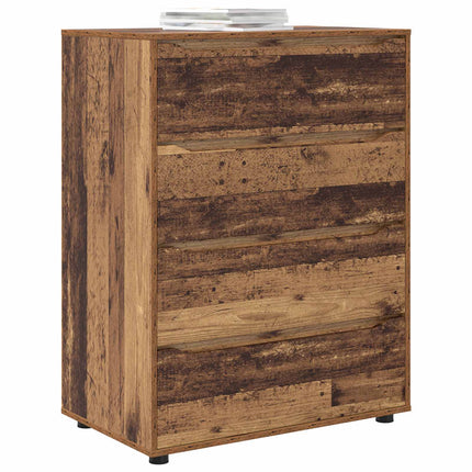 Opbevaringsskabe 80 x 48 x 105 cm Konstrueret træ Gammelt træ