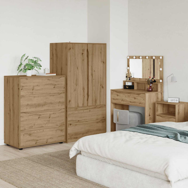 Opbevaringsskabe 80 x 48 x 105 cm Konstrueret træ