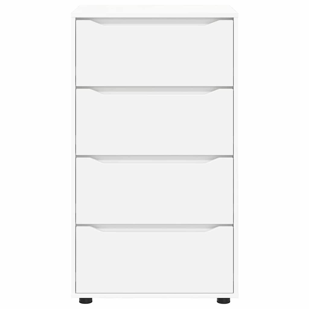 Opbevaringsskabe 2 pcs Hvid 60 x 48 x 105 cm Konstrueret træ