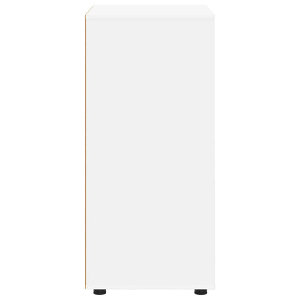 Opbevaringsskabe 60 x 48 x 105 cm Konstrueret træ Hvid