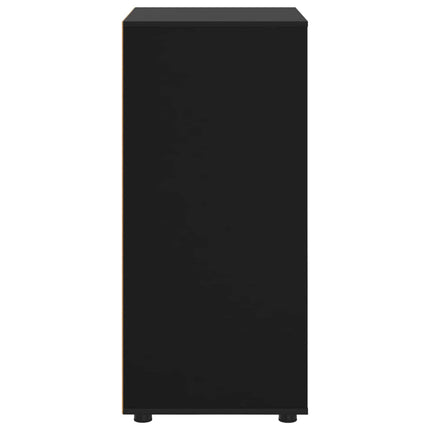 Opbevaringsskabe 60 x 48 x 105 cm Konstrueret træ Sort
