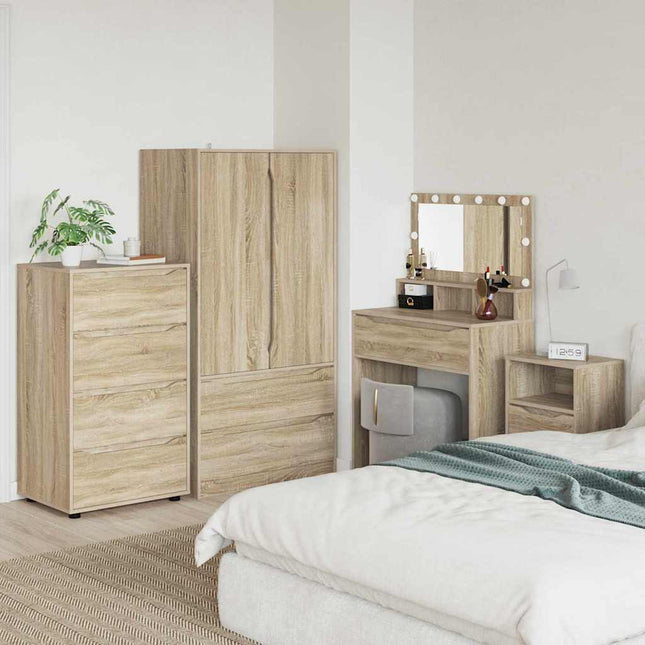 Opbevaringsskabe Sonoma eg 60 x 48 x 105 cm Konstrueret træ