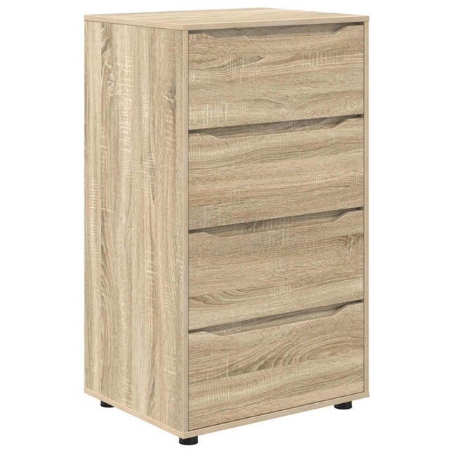 Opbevaringsskabe 60 x 48 x 105 cm Konstrueret træ Sonoma eg