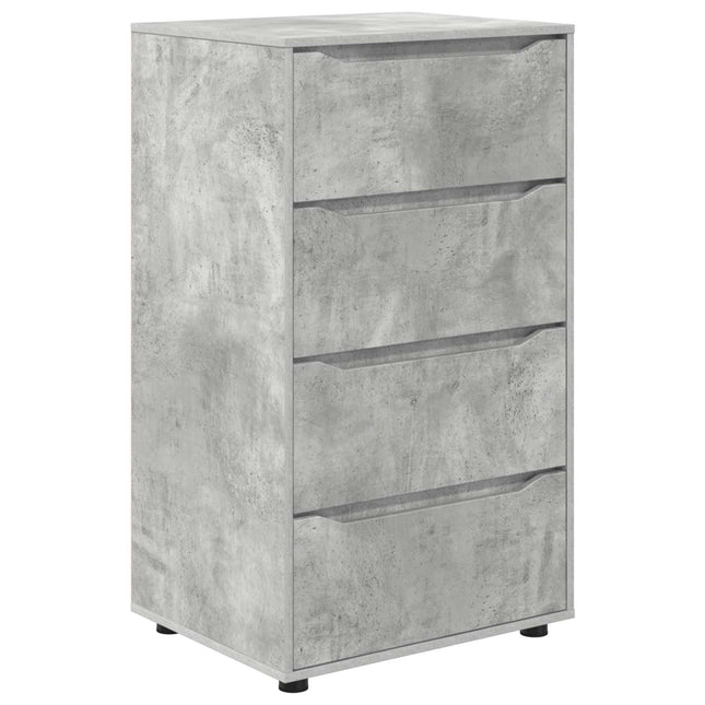Opbevaringsskabe 60 x 48 x 105 cm Konstrueret træ Beton Grå