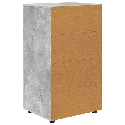 Opbevaringsskabe 60 x 48 x 105 cm Konstrueret træ Beton Grå