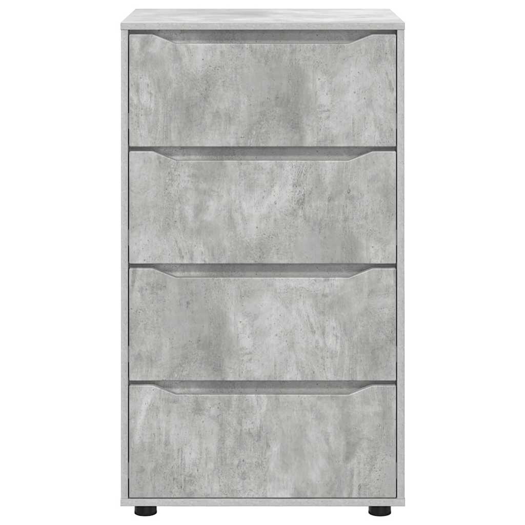 Opbevaringsskabe 2 pcs Beton Grå 60 x 48 x 105 cm