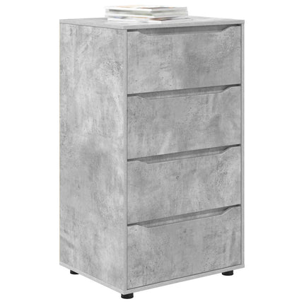 Opbevaringsskabe 60 x 48 x 105 cm Konstrueret træ Beton Grå