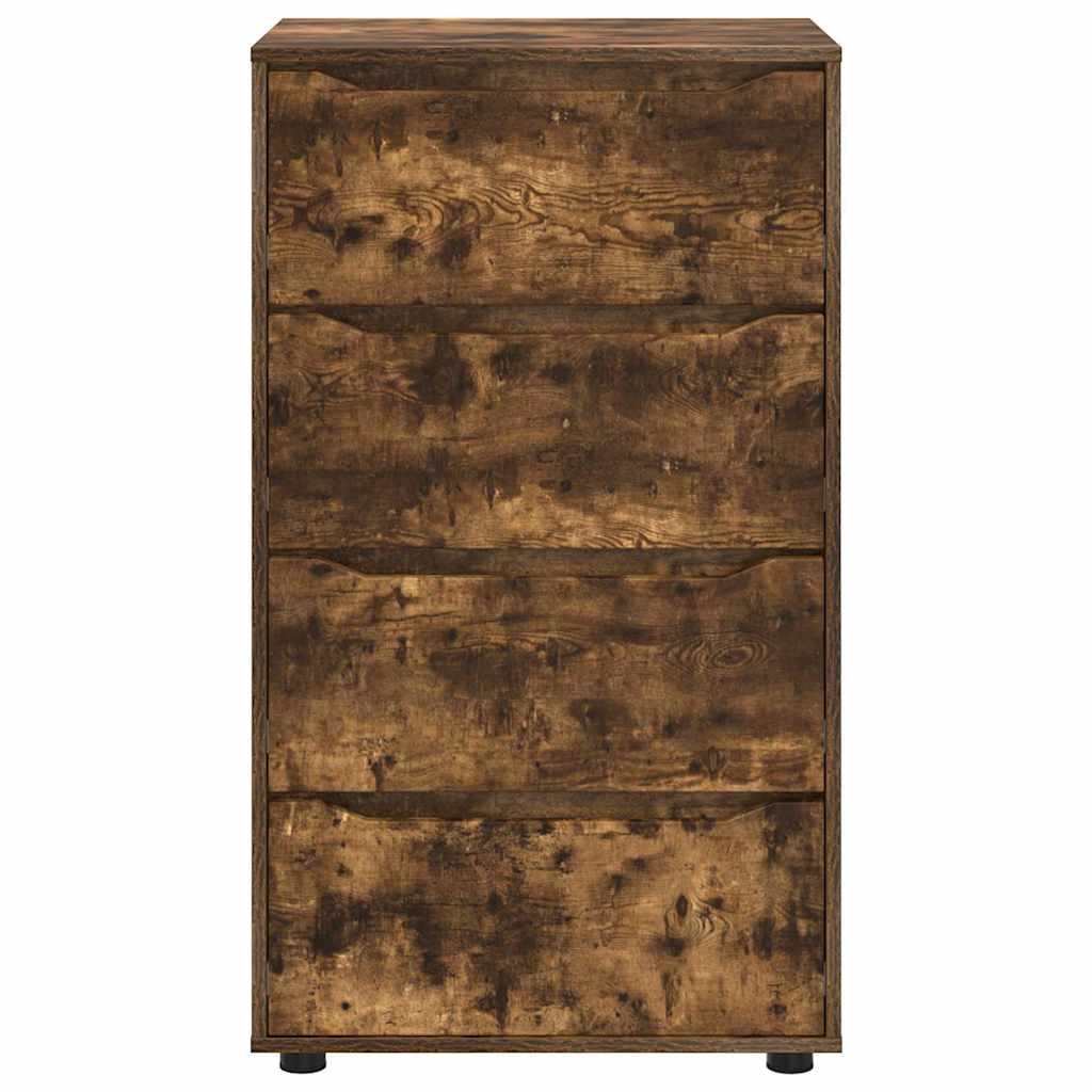 Opbevaringsskabe 2 pcs Røget eg 60 x 48 x 105 cm