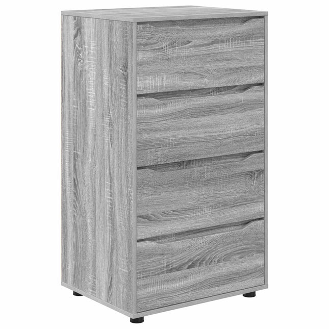Opbevaringsskabe 60 x 48 x 105 cm Konstrueret træ Grå Sonoma