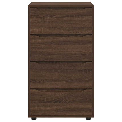 Opbevaringsskabe 60 x 48 x 105 cm Konstrueret træ Brun eg