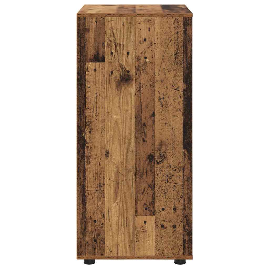 Opbevaringsskabe 2 pcs Gammelt træ 60 x 48 x 105 cm