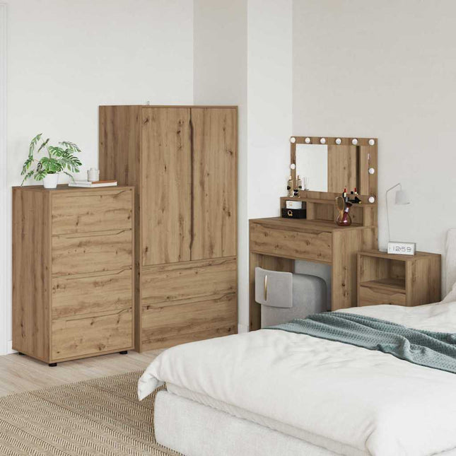 Opbevaringsskabe Artisan Egetræ 60 x 48 x 105 cm