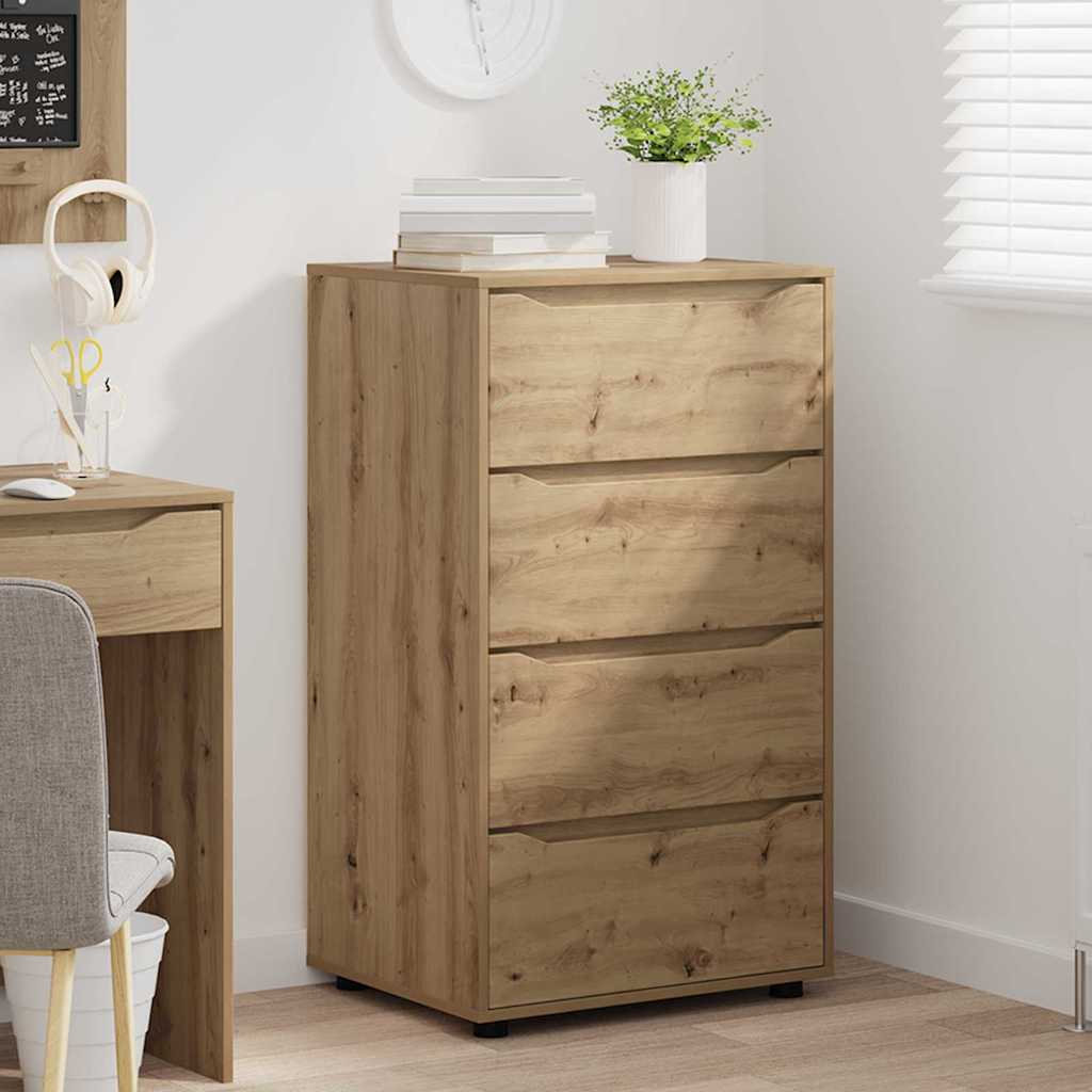 Opbevaringsskabe 2 pcs Artisan Egetræ 60 x 48 x 105 cm