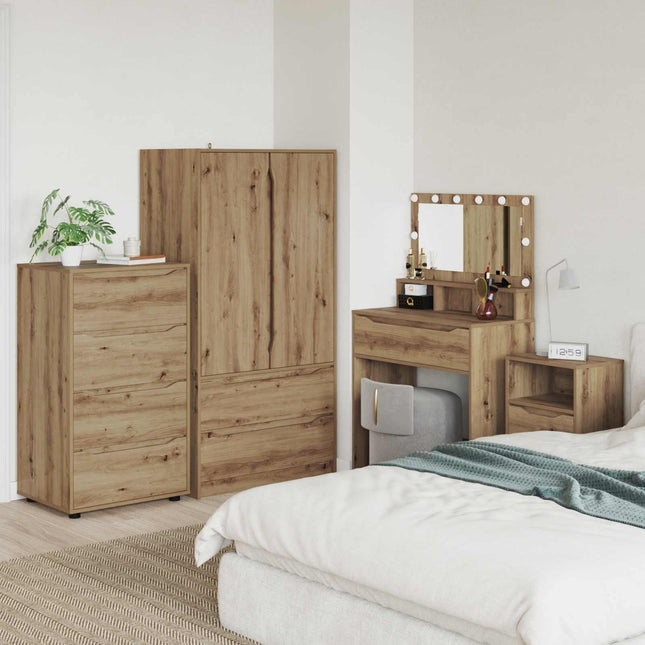 Opbevaringsskabe 60 x 48 x 105 cm Konstrueret træ