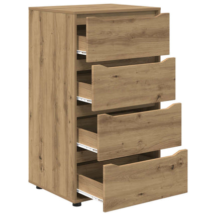 Opbevaringsskabe Artisan Egetræ 60 x 48 x 105 cm