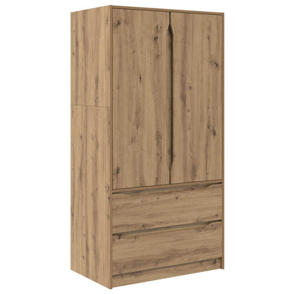 Garderobeskab Artisan Eg 79,5 x 49 x 156 cm Konstrueret træ
