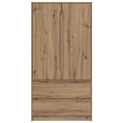 Garderobeskab Artisan Eg 79,5 x 49 x 156 cm Konstrueret træ