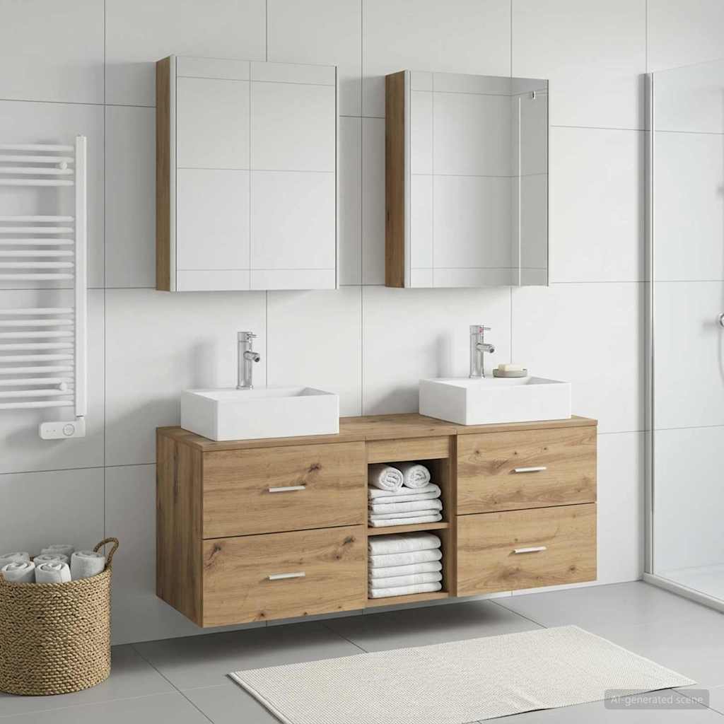 Badevrelsesmbel st 5 stk. Artisan-eg Konstrueret tr og glas