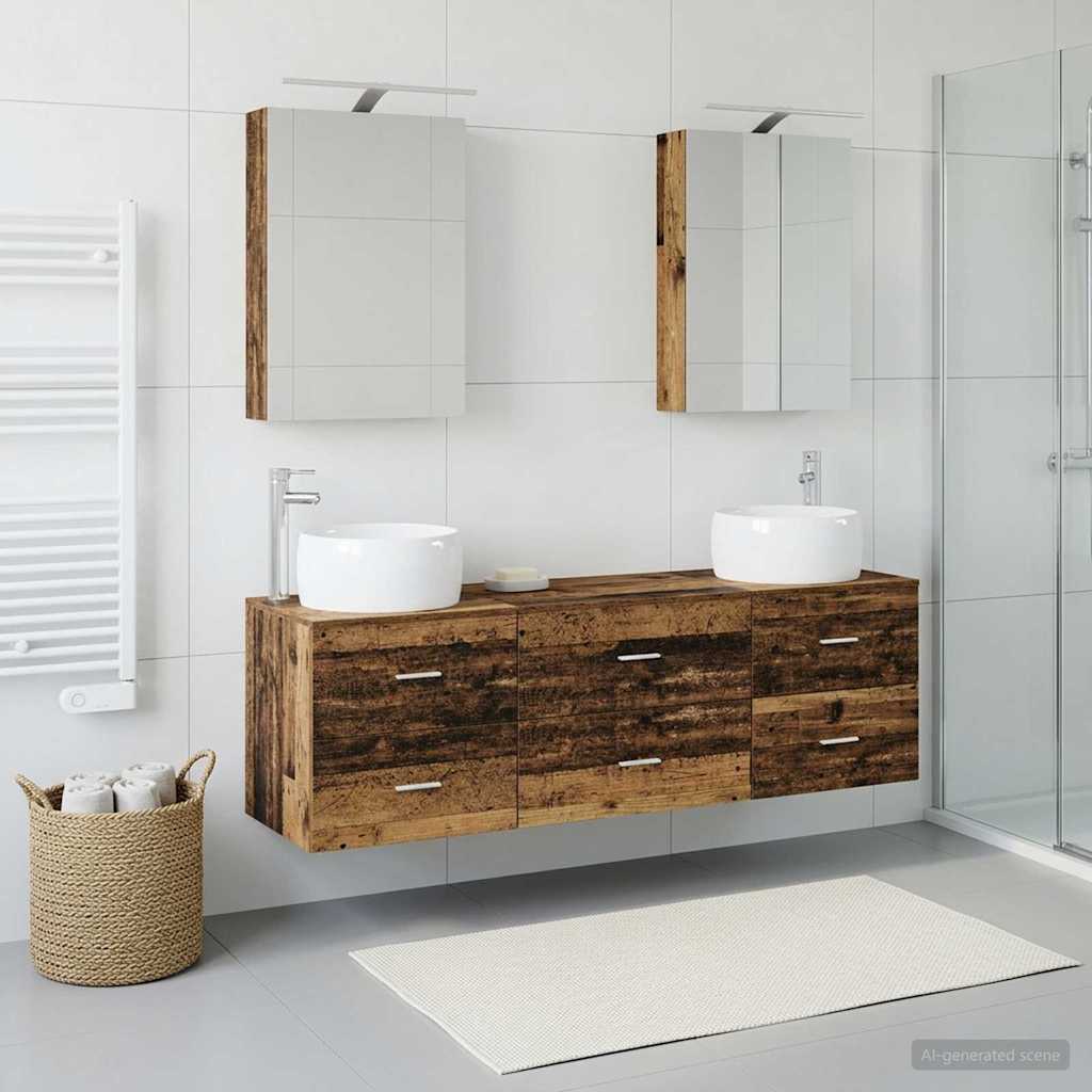 Badevrelsesmbel st 5 stk. Gammelt tr
