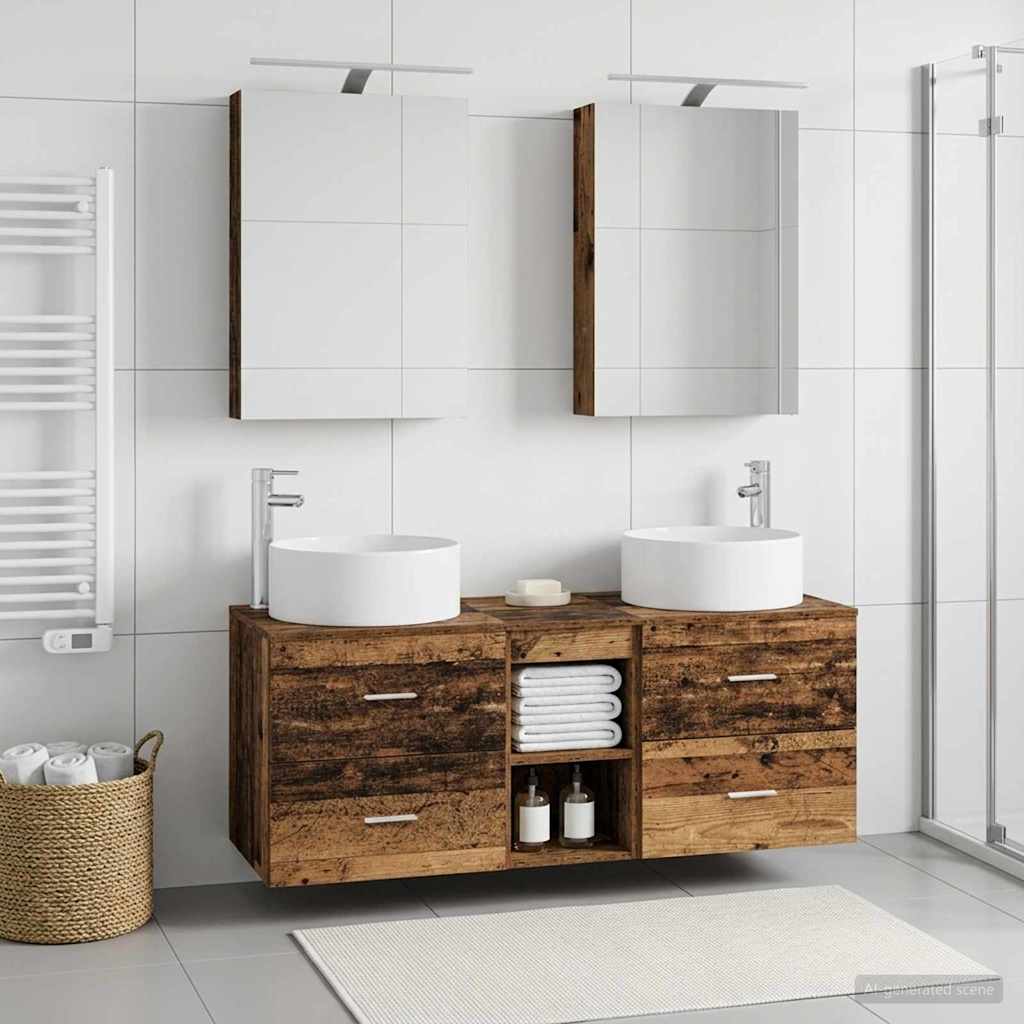 Badevrelsesmbel st 5 stk. Gammelt tr