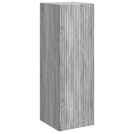 Badeværelsesskabsæt 5 pcs Grå Sonoma 53 x 15,5 x 70 cm
