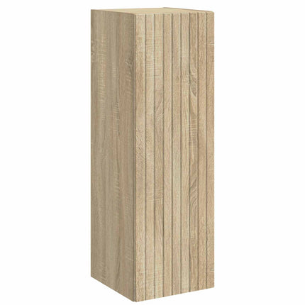 Badeværelsesskabsæt 5 pcs Sonoma-eg 43 x 11,5 x 60,5 cm