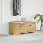 Garderobebænk BODO Honningbrun 118 x 40 x 50 cm Konstrueret træ