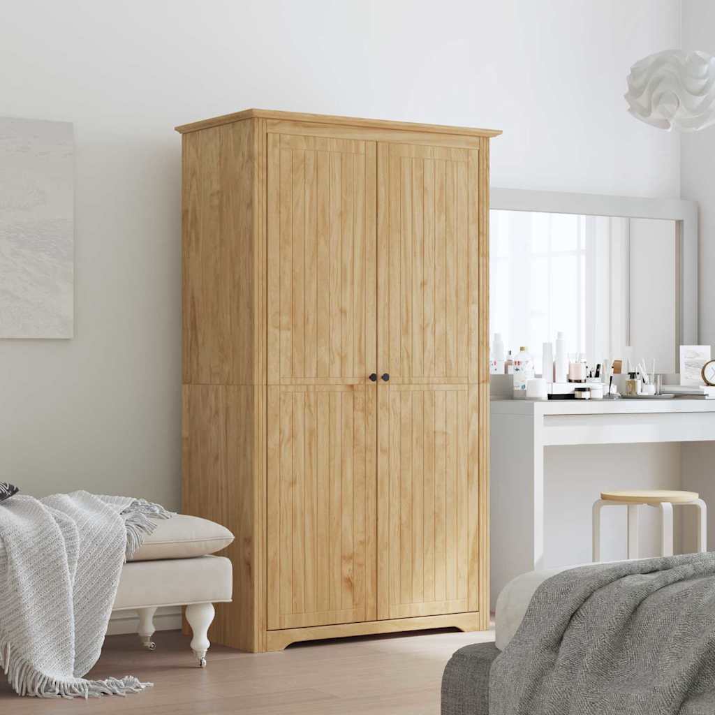 vidaXL BODO - Garderobeskab - Honningbrun - 53.5x99x173 cm