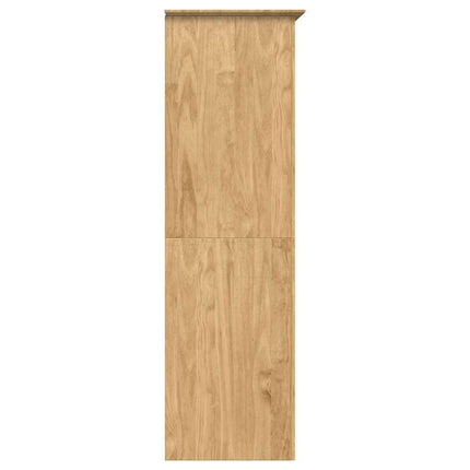 Garderobeskab BODO Honningbrun 146 x 53,5 x 173 cm