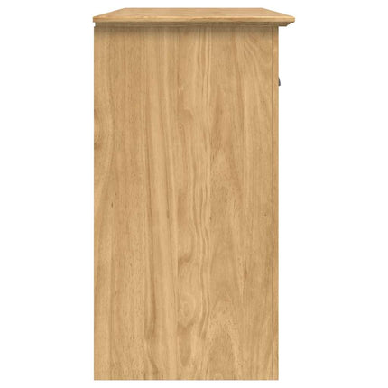 Sideboard BODO Honningbrun 115,5 x 44 x 80 cm Konstrueret træ