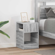 Endebord 2 pcs Grå Sonoma 30,5 x 30 x 45 cm Konstrueret træ