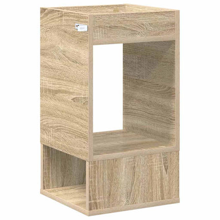 Endebord Sonoma eg 30 x 30 x 56 cm Konstrueret træ