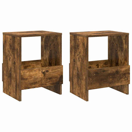 Magasin Rack 2 pcs Røget eg 35 x 30 x 45 cm
