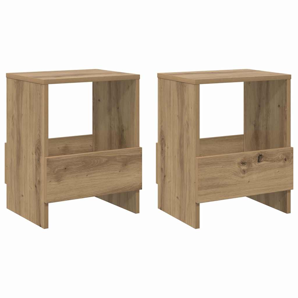 Magasin Rack 2 pcs Artisan Egetræ 35 x 30 x 45 cm