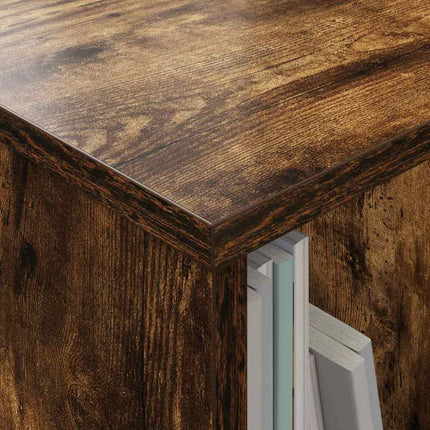 Magasin Rack Røget eg 68,5 x 30 x 45 cm