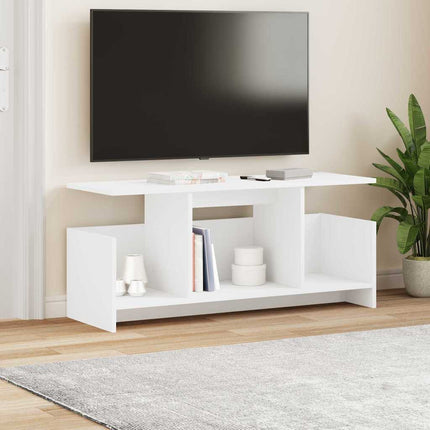 TV-bord 102 x 35 x 45 cm Hvid Konstrueret træ