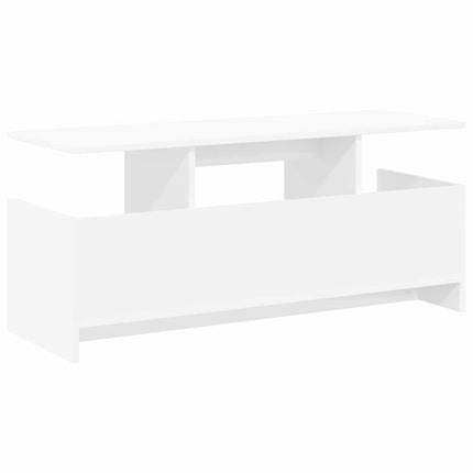 TV-bord 102 x 35 x 45 cm Hvid Konstrueret træ