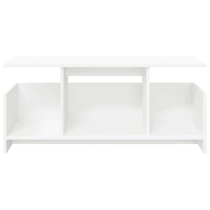 TV-bord 102 x 35 x 45 cm Hvid Konstrueret træ
