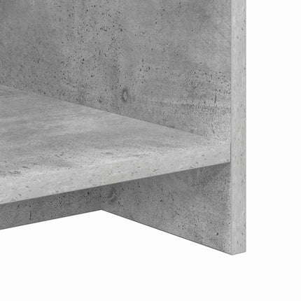 TV-bord 102 x 35 x 45 cm Beton Grå Konstrueret træ