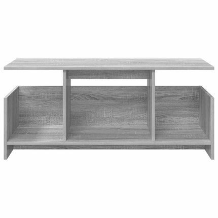 TV-bord 102 x 35 x 45 cm Grå Sonoma Konstrueret træ