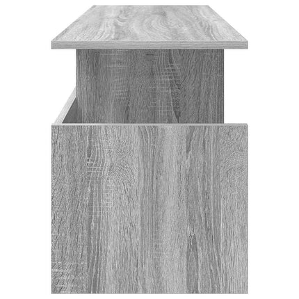 TV-bord 102 x 35 x 45 cm Grå Sonoma Konstrueret træ