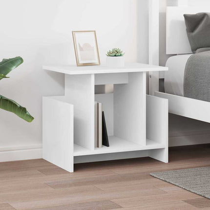 TV-bord 50 x 35 x 45 cm Hvid Konstrueret træ