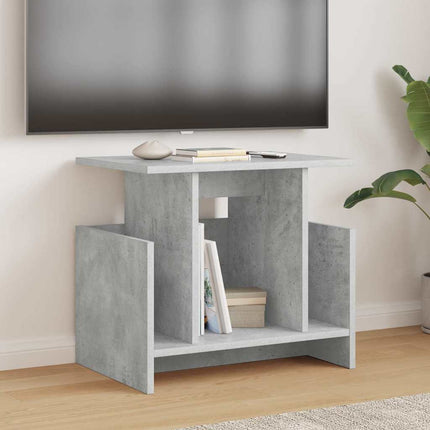 TV-bord 50 x 35 x 45 cm Beton Grå Konstrueret træ