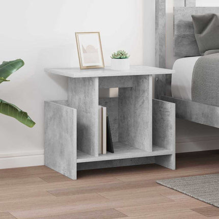 TV-bord 50 x 35 x 45 cm Beton Grå Konstrueret træ