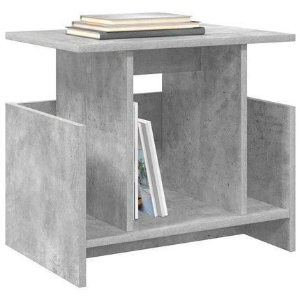 TV-bord 50 x 35 x 45 cm Beton Grå Konstrueret træ