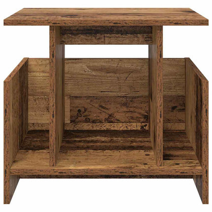 TV-bord 50 x 35 x 45 cm Gammelt træ Konstrueret træ
