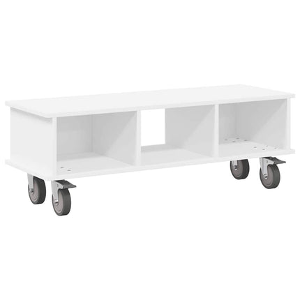 TV-bord 100 x 35 x 35 cm Hvid Konstrueret træ